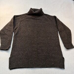 VTG Express Tricot 100% Wool Sweater Women Sz L Academia Gorpcore Cabin Chic 90s